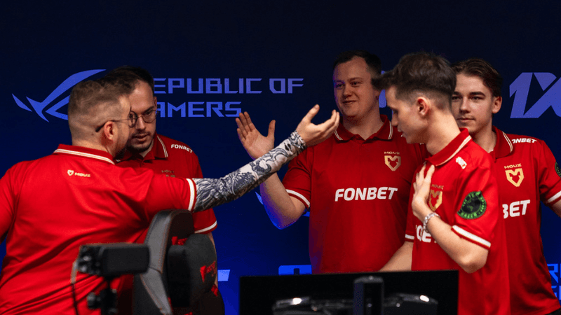 xertioN из MOUZ празднует победу над The MongolZ на PGL Masters Bucharest 2026
