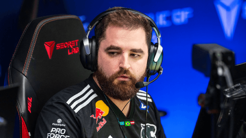 FalleN из FURIA радуется победе над Team Liquid на PGL Masters Bucharest 2026