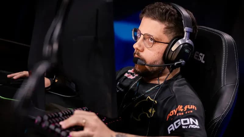 KSCERATO из FURIA дает интервью на PGL Masters Bucharest 2026