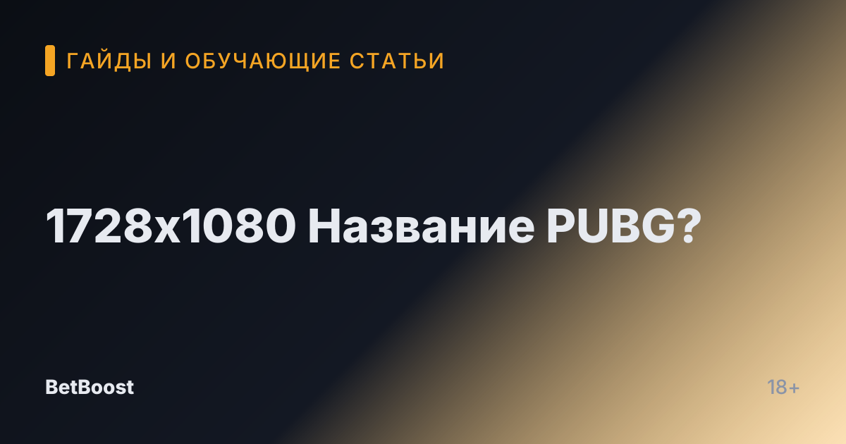 1728x1080 Название PUBG?