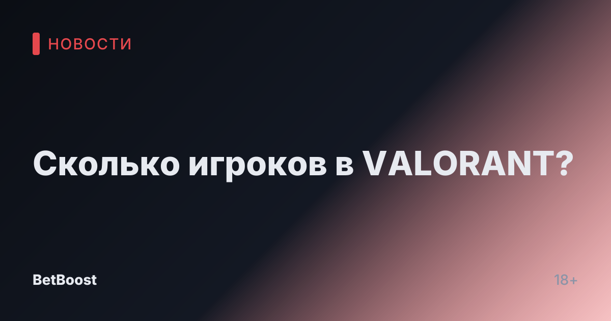 Сколько игроков в VALORANT?