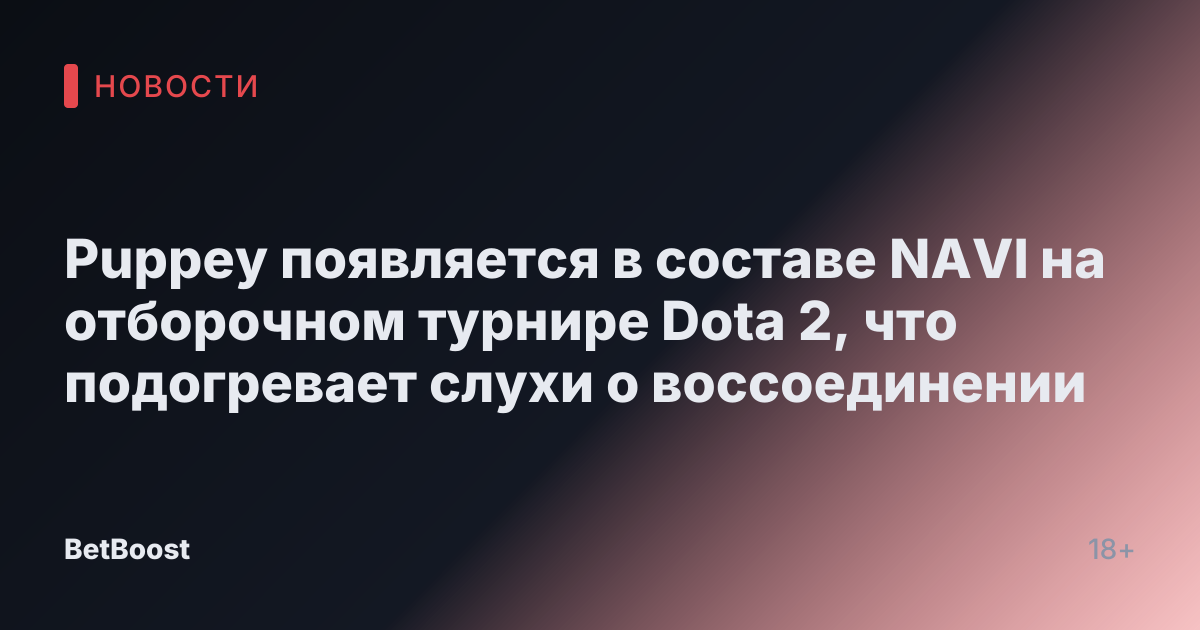 Puppey появляется в составе NAVI на отборочном турнире Dota 2, что подогревает слухи о воссоединении