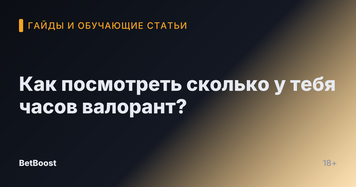 Как посмотреть сколько у тебя часов валорант?