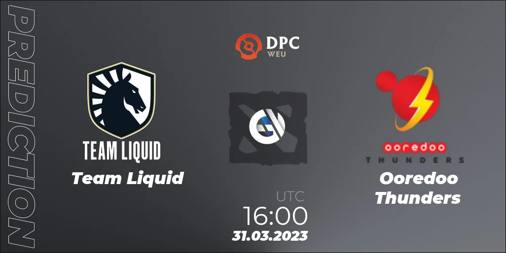 Team Liquid - Ooredoo Thunders dota 2 DPC 2023