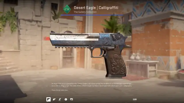 Предварительный просмотр скина Desert Eagle «Каллиграффити» для CS2