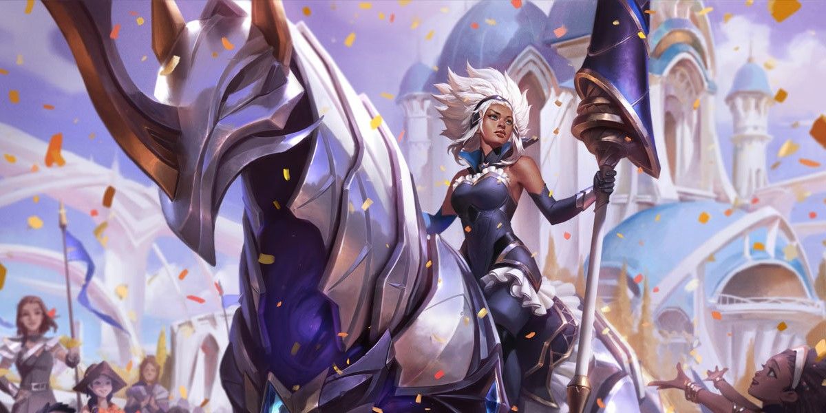 Лига легенд Battle Queen Релл Splash Art