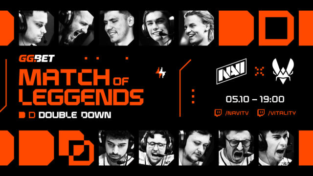 Vitality и NAVI сразятся в Match of LeGGends: Double Down, шоу-матче CS2, продвигаемом GG.BET. Превью-изображение