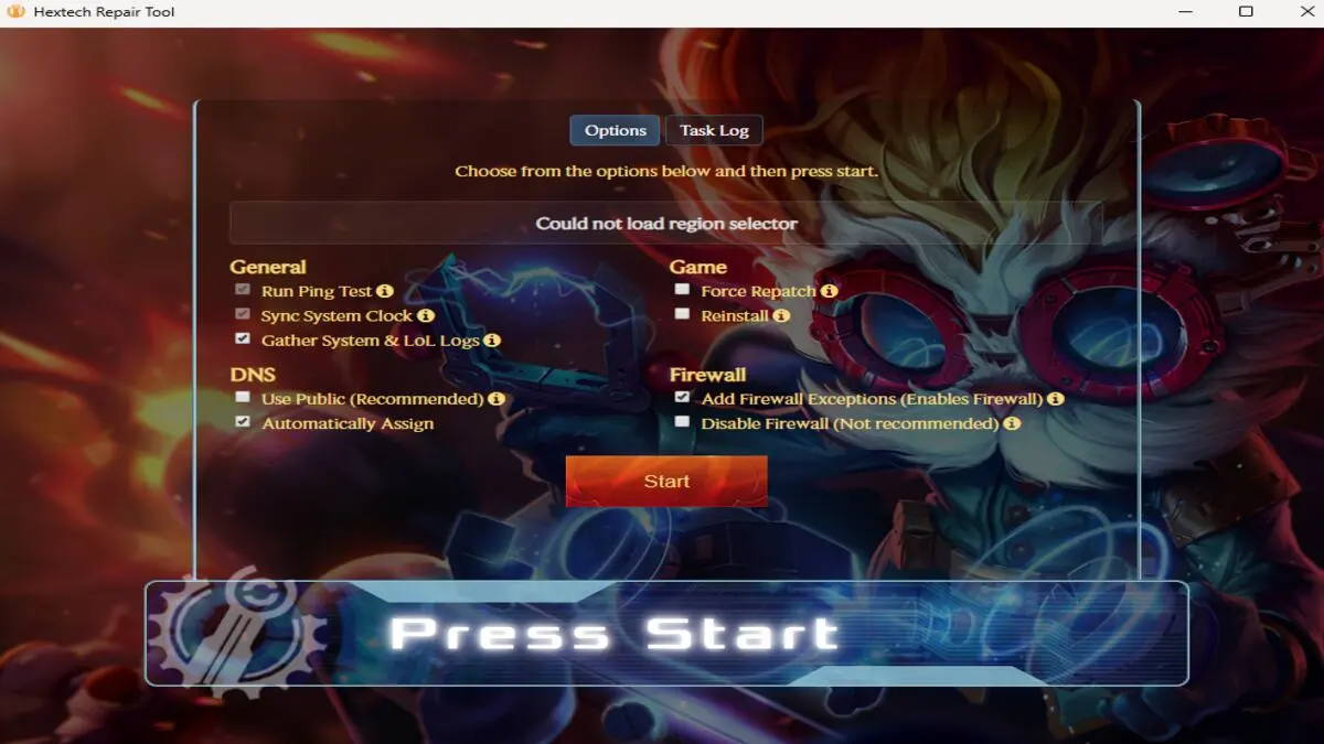 Hextech Repair Tool устранит все ваши проблемы с League of Legends.