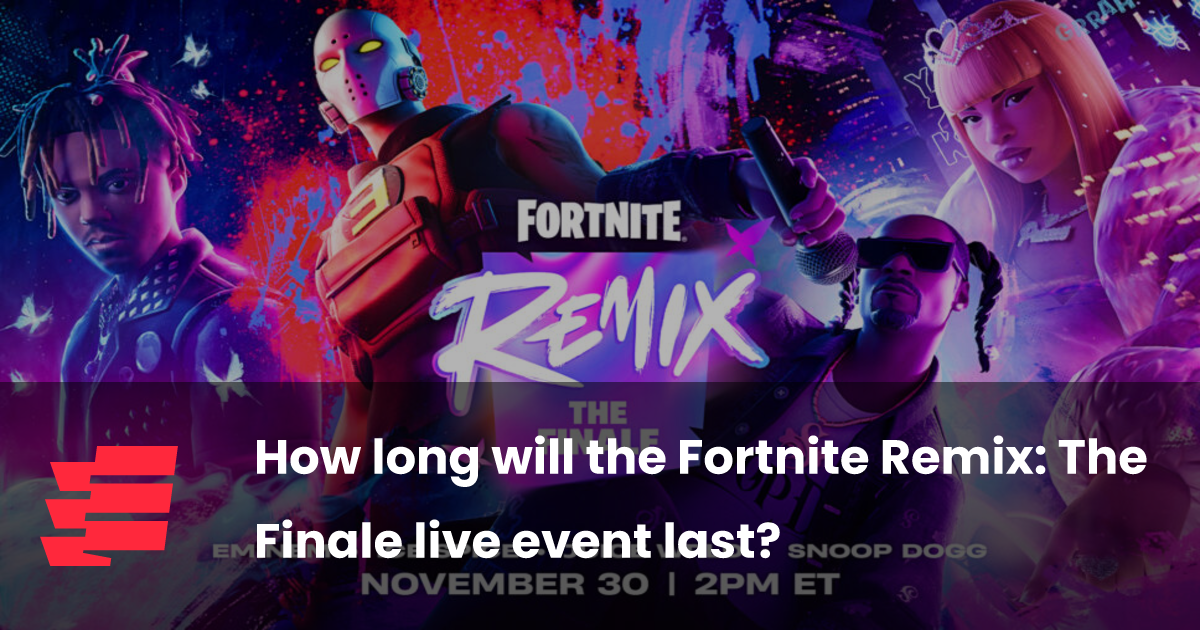 Как долго продлится живое событие Fortnite Remix: The Finale?