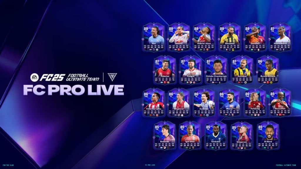 Все карты EA FC 25 Pro Live