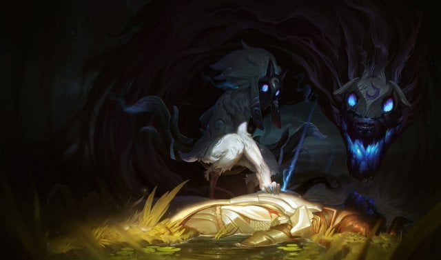 Ключевой арт Kindred League of Legends